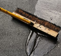 Man,Sealing,Asphalt,Driveway